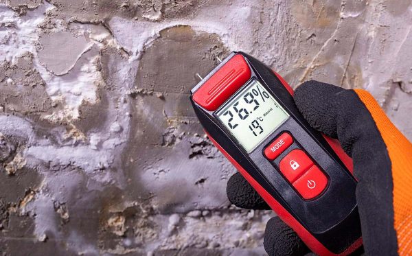 Moisture testing used in structural diagnostic assessment