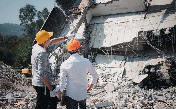 Engineering assessment following catastrophic structural collapse